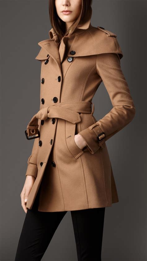 burberry london peplum taupe brown jacket|Burberry cashmere cape jacket.